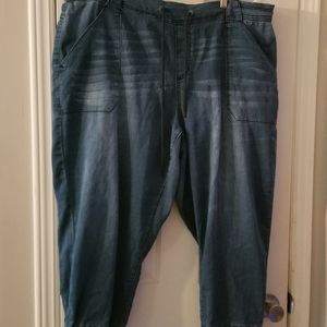 Ashley Stewart sz 20 denim capris